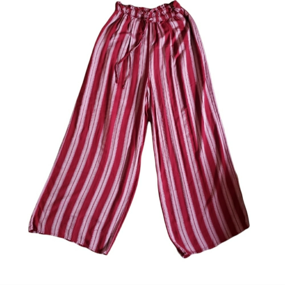 American Eagle High Waist Cropped Wide Leg Pants sz S